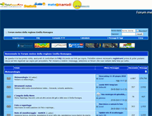 Tablet Screenshot of forumeteo-emr.it